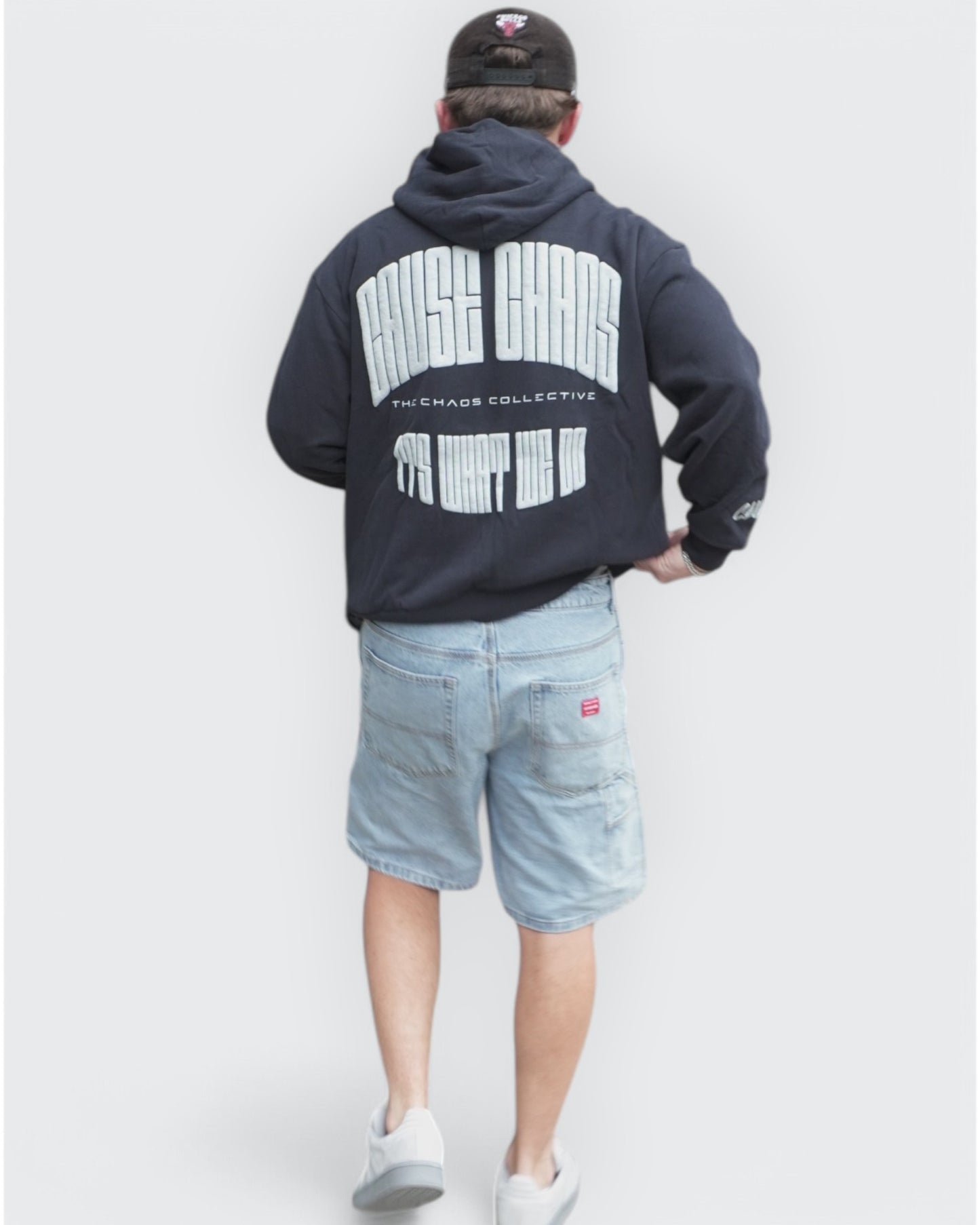IT’S WHAT WE DO! BLACK PUFF HOODIE